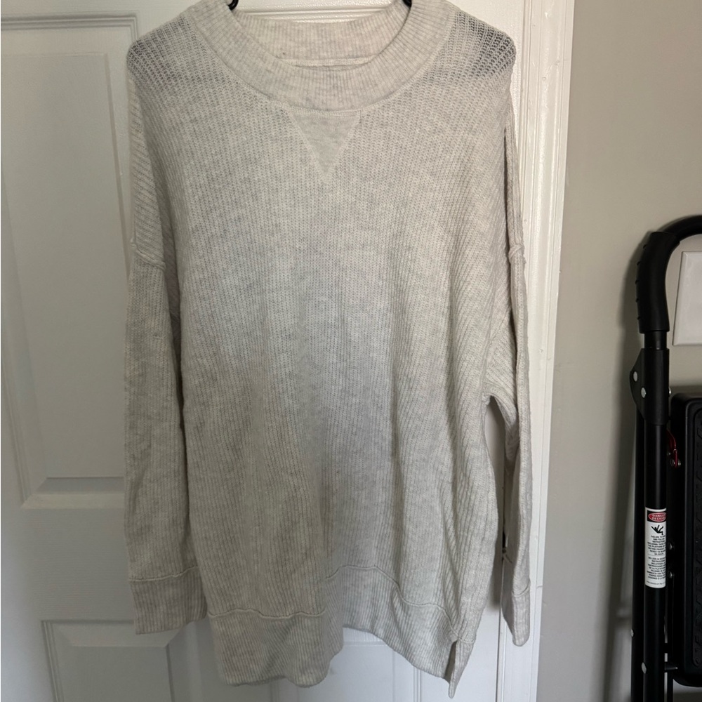 Aerie Cream Knit Sweater